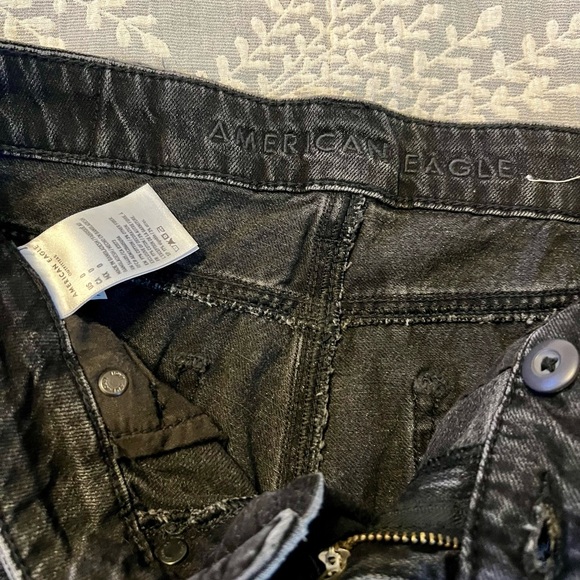 American Eagle Outfitter Black Distress Short size 0 - Picture 8 of 8